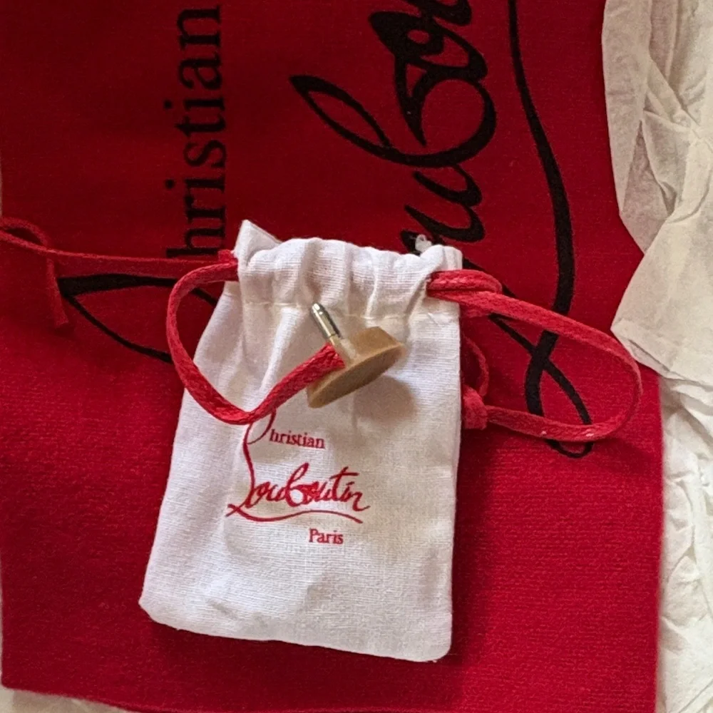 Christian Louboutin Silver Heels - Picture 12 of 15